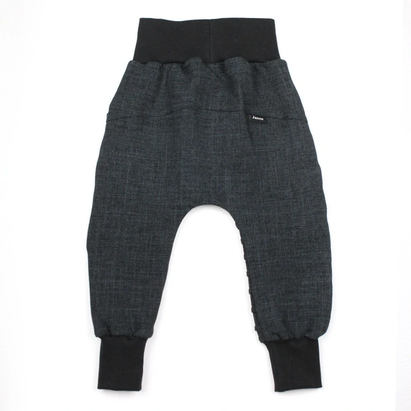 Tepláčky baggy - REBEL černý JEANS