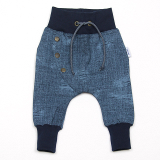Tepláčky baggy - Jeans obnošený